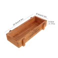 thumbnail image 5 of 2 Pieces Succulent Planter Box Decorative Rustic Wooden Rectangular Plant Container Garden Planter Vintage Flower Pot for Indoor Outdoor Plants Vegetables Herbs Flowers, 5 of 5