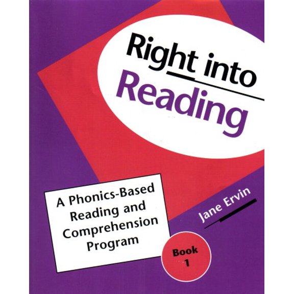 Pre-Owned Right into Reading A Phonics-Based Reading and Comprehension Program (Book 1) by Jane Ervin (2002-05-03), 9780838826010, 0838826016, Paperback,