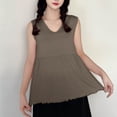 thumbnail image 4 of UPPADA Cotton Tank Top for Women Solid Color Basic Sleeveless Tank Shirt Soft Cotton Rib Tank Tops Casual Dressy Yoga Tops,Tank Top for Women Pack Ribbed Green,XL, 4 of 7