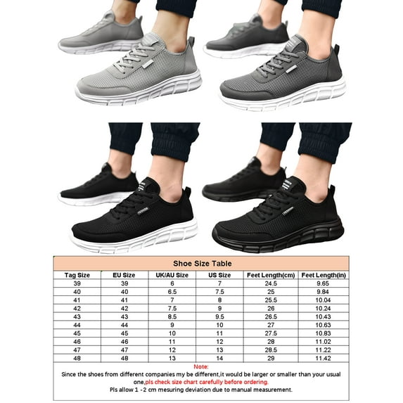 Zodanni Males Non Slip Low Top Sneakers Gentleman Walking Solid Color Shoes Comfortable