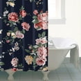 thumbnail image 5 of Waterproof Pioneer Shower Curtain 84x72 Inch Polyester Unique Colorful Floral Shower Curtain for Bathroom Hotel Home Decor with 12 Plastic Hooks, 5 of 5