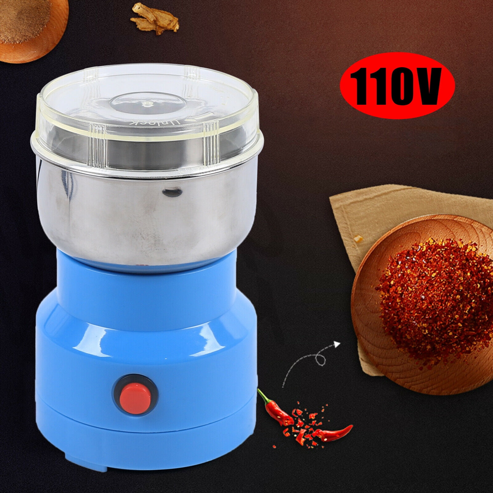 Miumaeov 150W Small Electric Grinder Machine Ultra Fine Dry Food