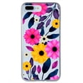 thumbnail image 1 of Funda para iPhone 7 Plus InstaCase Antigolpes Flores Amarillas y Magenta, 1 of 4