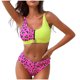 thumbnail image 1 of Conjunto de traje de baño de dos piezas con cremallera y estampado de leopardo para mujer OAVQHLG3B Store  lin121212, 1 of 4