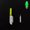 1pc green+1pc CR425, variant on 1/3/5pcs Night Fishing Indicator Electronic LED Lights, Rod Tip Light CR425 Battery Fishing Additions, High Visibility Night Fishing Additions (1 Light+1 Battery/5 Lights+5 Batteries/5pcs Batteries)