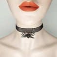 thumbnail image 2 of EIMELI Collier Ras du Cou Halloween Créatif Rétro Décor Chauve-Souris Collier Clavicule Collier en Dentelle pour Femmes, 2 of 10