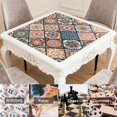 thumbnail image 6 of Boho Design Extra Large Rubber Playing Pad 31.5 Inch Square Mahjong Table Mat Features Non-Slip Grip and Noise Reducing Properties for Tiles and Cards, 6 of 7
