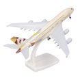 thumbnail image 1 of Modelo de avión de juguete, avión de pasajeros de aleación simulada, modelo de avión de pasajeros, modelo de avión de pasajeros fundido a presión, confiable y duradero, 1 of 12