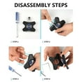 thumbnail image 3 of Guardoinrt Convertisseurs de Pédale de Verrouillage de Remplacement pour Adaptateurs Speedplay Accessoires Durables Modification Mise à Niveau Fournitures Bleu 1Ensemble, 3 of 6