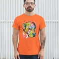 thumbnail image 3 of Tee Hunt Dogs Speak to Those Who Listen T-Shirt Dean Russo Neon Pet Men's Tee, Orange, Small, 3 of 5