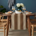 thumbnail image 2 of Brown Wood Grain Table Runner - 90 Inch Long, Kitchen Dining Table Runner Dresser Scarves, Ombre Rustic Retro Wooden Plank Farmhouse Decor for Coffee Tables Wedding Party Banquet, 2 of 8