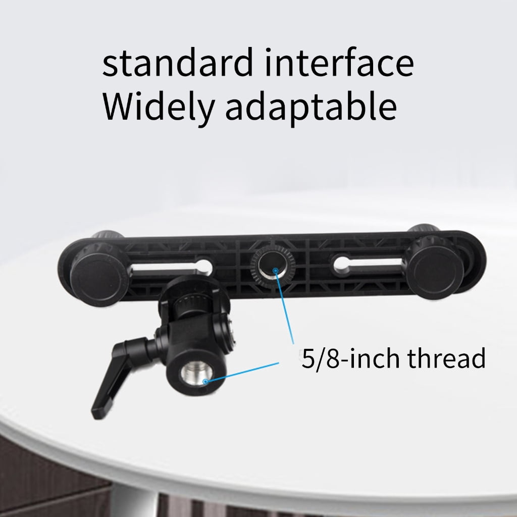Microphone Stand with Twin Microphones Flexible Positioning for Auditory Work