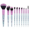 thumbnail image 2 of Kaonry Glittery Transparent Makeup Brush Set for Green， Dazzled Glitter Makeup Brush Set - Bling Cute Crystal Brushes Sets for Face Eye Eyeshadow Lip Blushs, 2 of 8