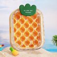 thumbnail image 3 of Caja para hacer hielo de piña | Contenedor de almacenamiento de hielo de plástico de grado alimenticio para el hogar: diseño de fácil liberación | Tapa a prueba de olores | Multiusos para jugos y, 3 of 5