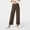 Coffee, variant on Women Stretch Twill Cropped Wide Leg Pant Comfy Casual Capri Pants High Waisted Straight Leg Chino Pants Ankle Jeans Yoga Pants Petite Short with Pockets Yoga Pants for Women plus Size Long Olive Yoga