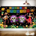 thumbnail image 1 of Telón de fondo Season's Friends Day of The Dead, 180 x 110 cm, poliéster, 1 of 6