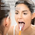 thumbnail image 3 of Tongue Scraper Cleaners with Box 100% BPA Free Fresher Tongue Tools Reusable Fight Bad Breath Healthy Oral Care for Adults , Orange, 1PC, 3 of 5