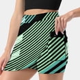 thumbnail image 3 of Abstract Striped Island Women's skirt Mini Skirts A Line Skirt With Hide Pocket Tropical Stripes Lines Diagonal Abstract Beach, 3 of 6