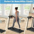 thumbnail image 3 of Ambifirner 2.5HP Folding Treadmill with 3% Incline - 265LBS Capacity, 7.5MPH, Tool-Free Adjustment for Home Office & Apartment Fitness​, 3 of 9