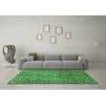 thumbnail image 3 of Ahgly Company Indoor Square Persian Emerald Green Traditional Area Rugs, 8' Square, 3 of 4