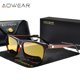 thumbnail image 1 of AOWEAR-Gafas De visión nocturna HD para hombre, lentes De aluminio amarillas, polarizadas, seguras para conducir qym unisex, 1 of 2