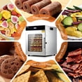 Digital Food Dehydrator Machine with 10 Stainless Steel Trays ...