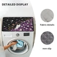 thumbnail image 6 of ZIATUBLES Washer Dryer Countertop Cover Pad Multiple Washing Machine Top Dust Cover Mat for Laundry Room Kitchen Home Decor Accessories, 24 x 19.7 Inch, Daisy Butterfly White Cat, 6 of 7