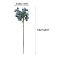 thumbnail image 2 of TABLZONE 5 Pieces Artificial Blueberry Stems for Floral Arrangements, Holiday Decor, Crafting and Christmas Decorations, 2 of 8