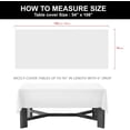 thumbnail image 3 of Party Essentials Heavy Duty Plastic Table Cover, 54 x 108", Neon Green, 3 of 4