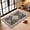 Black-Beige, variant on ICEANT Persian Style Round Area Rug, 4'x4' Round Vintage Anti-Slip Carpet for Living Room Bedroom, Boho Non-Shedding Mat for Balcony Floor, Dark Blue