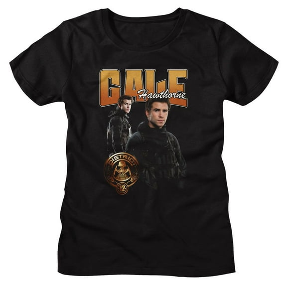 Hunger Games Gale Duo Photo Black Women's T-Shirt M