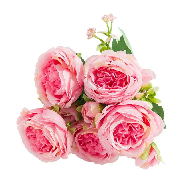 Artificial Peonies Flower,2 Bunches Artificial Peonies Artificial Peoniesfor Home Flower Decoration Ultimate Reliability