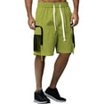 thumbnail image 2 of NAFUU Mens Summer Shorts Men's Athletic Running Shorts Quick Dry Workout Shorts Lightweight Loose Relaxed-Fit Sports Shorts Baggy Trousers, 2 of 4