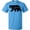 Pacific Blue, variant on Inktastic California Black Bear Silhouette T-Shirt