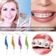 thumbnail image 1 of Cepillo interdental, cepillo interdental de ortodoncia Mini cepillo con palillo de dientes, herramienta de limpieza de dientes Cepillos interdentales entre dientes (1set, Multico, 1 of 2