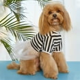thumbnail image 6 of HQREA Cat Dress for Cats Summer Kitten Shirts Dress Stripe Puppy Princess Skirt Girl Pet Holiday Outfits Chihuahua Clothes, 6 of 6