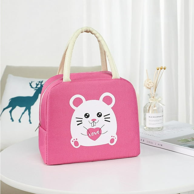 EGNMCR Lunch Bag, Lunch Bag Women Insulated Picnic Carry Case Thermal Portable Cold Lunch Bag Bento Bag Lunch Carry