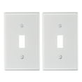 thumbnail image 1 of Unique Bargains Classic Single Toggle Decorative Wall Plate Switch Cover 2.76'x4.49' for Light Switch Receptacle Outlet Wall  Plate 2pcs, 1 of 3