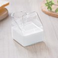 thumbnail image 3 of Jarra de cartón de leche de vidrio, jarra de cartón de leche Kawaii transparente, Mini jarra de crema, contenedor de 12 Oz, 1 Uds., 3 of 5