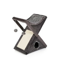 Prevue Pet Products X-tra Fun Kitty Center Grey Cat Tree 7336