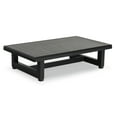 thumbnail image 6 of SAFAVIEH Couture Montford Outdoor Patio Aluminum Coffee Table, Black, 6 of 12