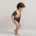 thumbnail image 2 of Kdxio Lighthouse At Sunset Coast Pattern Unisex Baby Cotton Short Sleeve Bodysuits-3 Months, 2 of 5