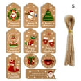 thumbnail image 2 of 1 Set Christmas Themed Gift Tags Foldable Paper Present Wrapping Gift Labels for Gifts, 2 of 9
