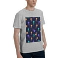 thumbnail image 2 of Bingfone Sea Jellyfish Men'S Loose Fit Short-Sleeve Pocket T-Shirt, 2 of 7