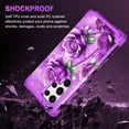 thumbnail image 6 of Casetego for Samsung Galaxy S23 Ultra 5G Case,Glow in The Dark Three Layer Heavy Duty Shockproof Protection Hard Plastic Bumper+Soft Silicone Case,Amaranth Rose, 6 of 8