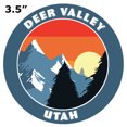 thumbnail image 2 of Deer Valley, Utah Decorative Car Truck Decal Window Sticker Vinyl Die-Cut Wildlife Travel Adventure Vacation Tourist Souvenir, 2 of 2