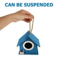 thumbnail image 2 of PBPBOX Blue Wooden Bird Nest Decorative Birdhouse with Strong Rope for Hanging and Durable Use, 2 of 5