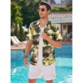 thumbnail image 2 of sogami Mens's Hawaiian Shirts Beach Vacation Party Short Sleeve Aloha Shirt, 2 of 7