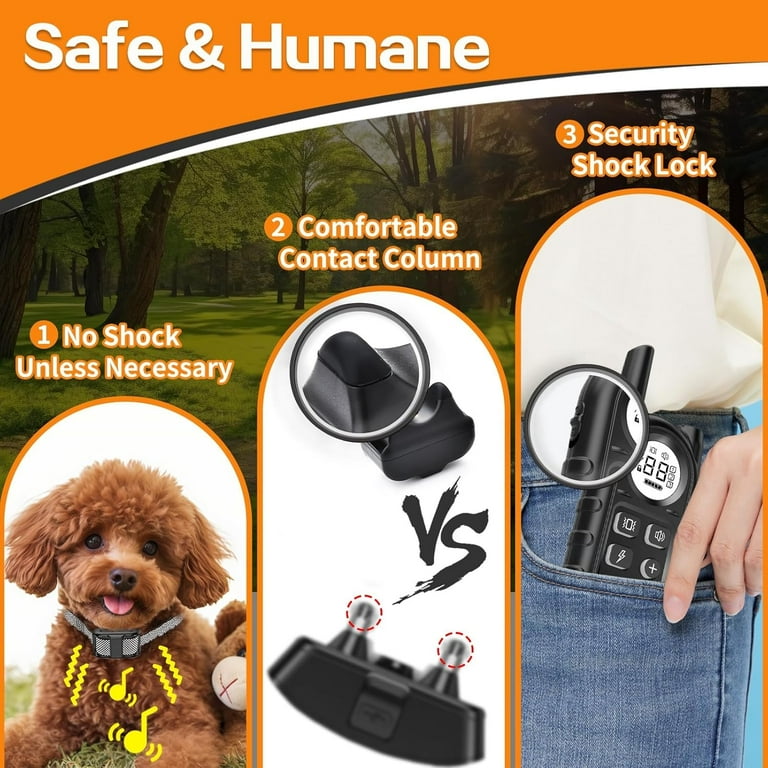 Shock Collar For Small Dogs 5-15lbs Best Dog Training Collars