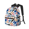 thumbnail image 2 of Lsque Cute Sea Animals Classic Casual Backpack - Large Capacity Water-Resistant Backpack for School, Work, Travel, and Outdoor Activities, 2 of 8